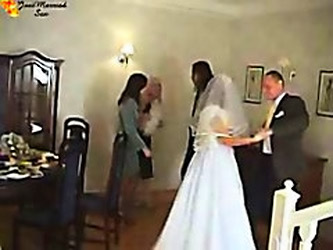 Drunken bride fuck
