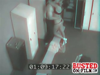 Horny locker room fuckers busted on cam