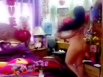 Arab wife from Iraq, self video in her bedroom
