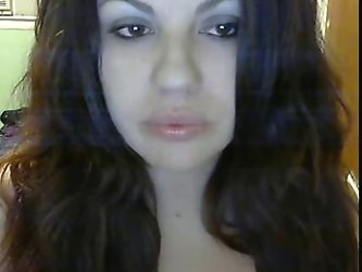 Beautiful girlfriend on webcam