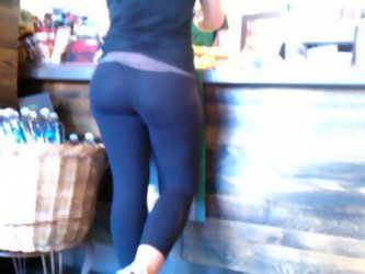 Sexy ass in spandex