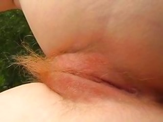 REAL REDHEAD LACEY BIG PINK TITS HAIRY RED BUSH 2