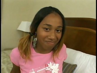 It looks like that the chicks from ghetto don't shave. Look at this nasty teen hairy cunt of ebony whore Precious! That cunt must smell like shit