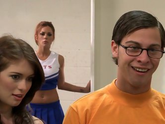 One interesting fact about cheerleaders. They fucking with teachers... Like Briana does. She gets her poontang nailed right on the teacher's desk