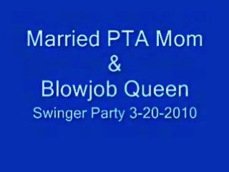 Married pta mommy swing party oral-service