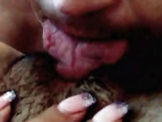 Steamy homemade video of me eating my Asian wife's wet pussy on cam. Hear her cries of ecstasy as I lick her sensitive Indian clitoris and finger