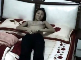 Young Asian amateur gets her pussy rammed by her man’s stiff boner from the top and the back. Once she’s done, the dick goes in her mouth and she work