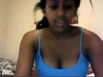 Indian webcams were always interesting but when I saw this plump breasted whore I was amazed to the bone. She rubbed her massive jugs and tiny cunt in