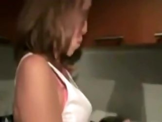 So nice-looking dark brown girlfriend make a great anal fuck when parents leave abode