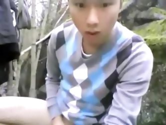 I got horny on the hiking trail so I stopped to jerk off and since I had the camera, I made this short gay masturbation video while I got my dick out 