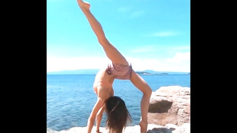 Flexible teen gymnast 2