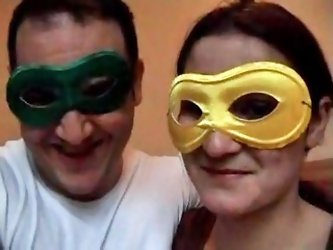 I love my dear wife, because we are always happy together. For example, today we made a masquerade and then I have fucked her in her delicious asshole