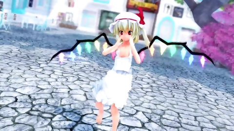 MMD Nude Maid Touhou Boss Flandre Sings About Cheating [by altoakai2944]
